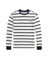 Polo Ralph Lauren Big Boys Striped Waffle Cotton Long Sleeve Tee