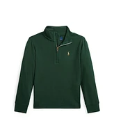 Polo Ralph Lauren Toddler and Little Boys Cotton Interlock Quarter-Zip Pullover Sweatshirt