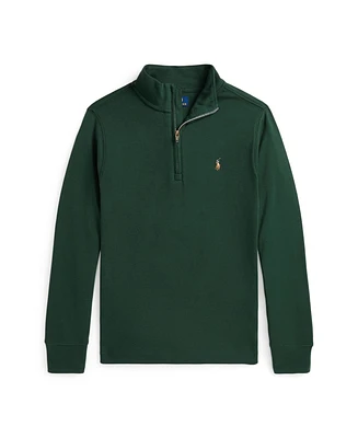 Polo Ralph Lauren Big Boys Cotton Interlock Quarter-Zip Pullover