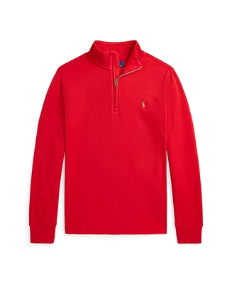 Polo Ralph Lauren Big Boys Cotton Interlock Quarter-Zip Pullover