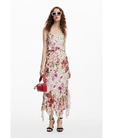 Desigual Women's Long floral dress