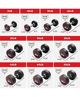 Sunny Health & Fitness Signature Style Polyurethane Round Dumbbells -Pound – Sf-DB02