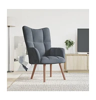 vidaXL Relaxing Chair Dark Velvet