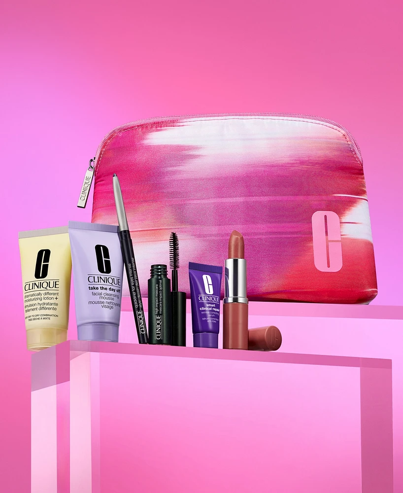 Choose a Free 7-Pc. gift with any $37 Clinique purchase (Up to $103 Value!)