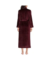 Lands' End Women's Petite Cozy Plush Long Wrap Robe