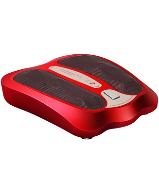 Sugift Shiatsu Heated Electric Kneading Foot and Back Massager-Red