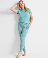 State of Day Printed Jogger Pajama Pants Xs-3X, Created for Macy's