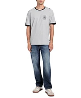 Guess Men's Tipped Logo Ringer T-Shirt