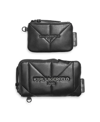 Karl Lagerfeld Paris Lanyard Zipper Wallet