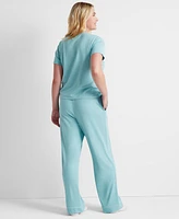 State of Day Women's 2-Pc. Fluid Knit Pajamas Set