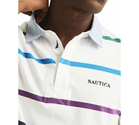 Nautica Men's Classic-Fit Striped Rugby Polo