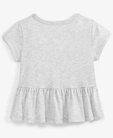 First Impressions Baby Girls Fair Isle Short-Sleeve Peplum T-Shirt, Created for Macy's