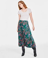 On 34th Women's Pleated Midi Skirt, Created for Macy's