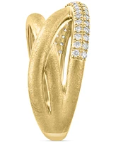 Effy Diamond Pave Crossover Statement Ring (1/3 ct. t.w.) in 14k Gold