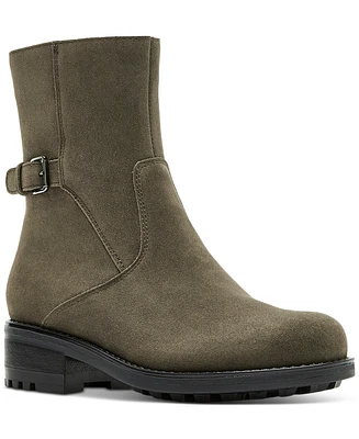 La Canadienne Women's Havan Buckled Wedge Booties