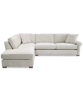 Marlyann 2-Pc. Fabric Roll Arm Sectional Sofa, Exclusively at Macy's