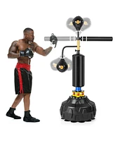 Skonyon Boxing Speed Trainer Freestanding Fillable 360° Spinning Bar Adjustable Height