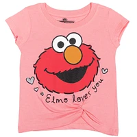 Sesame Street Toddler Girls 3 Pack T-Shirts to (12 Months