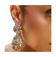 Sohi Women's Cluster Drop Earrings