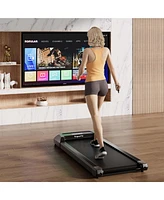 Costway Walking Pad Under Desk Treadmill with Remote Control