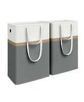 Slickblue Top Laundry Hampers for Easy Organization and Stylish Storage Solutions (Set of 2)