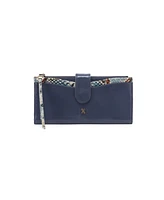 Hobo Max Continental Wallet - Blue Stone