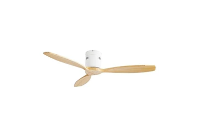 Sofucor 52 Inch Ceiling Fans No Light Reversible Dc Motor Remote Control