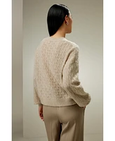 Silk-cashmere Blend Sweater for Women