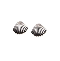 Sohi Women's Seashell Stud Earrings