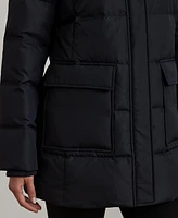 Lauren Ralph Women's Hooded Crest Puffer Coat