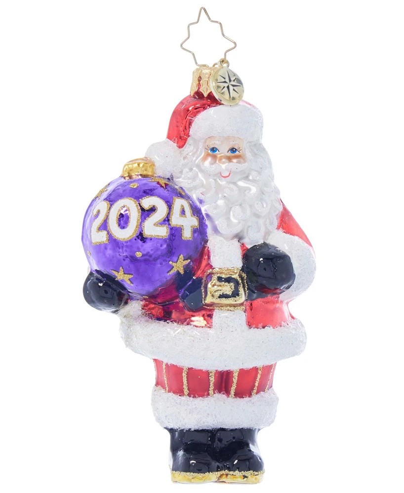 Christopher Radko Santa's Keepsake 2024 Ornament