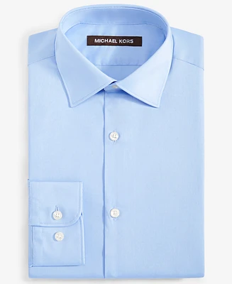 Michael Kors Big Boys Cotton Plain Button-Up Dress Shirt