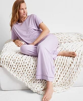 State of Day Women's 2-Pc. Fluid Knit Pajamas Set, Created for Macy's