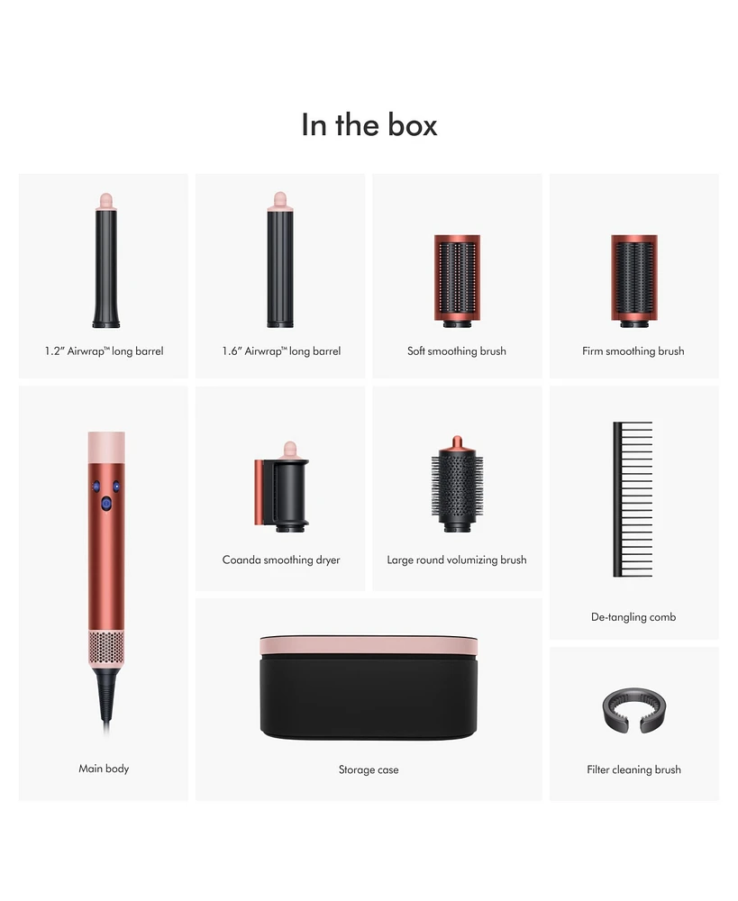 Dyson Special Edition Airwrap Multi-Styler Complete Long | Strawberry Bronze/Blush Pink