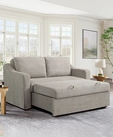 Serta 66.1"W Polyester Harley Convertible Loveseat