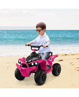 Sugift 12V Kids Ride On Atv with High/Low Speed and Comfortable Seat