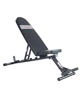 Sunny Health & Fitness Sunny Health Fitness Adjustable Utility Weight Bench w/Incline, Decline, Foldable Exercise Machine, Strength Training, Sf