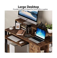 Tribesigns Computer Desk with Push