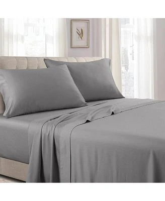 Egyptian Linens Soft Cotton Sateen Sheet Set Extra Deep Fitted 22 Inches California King