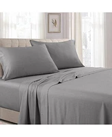 Egyptian Linens Soft Cotton Sateen Sheet Set Extra Deep Fitted 22 Inches California King