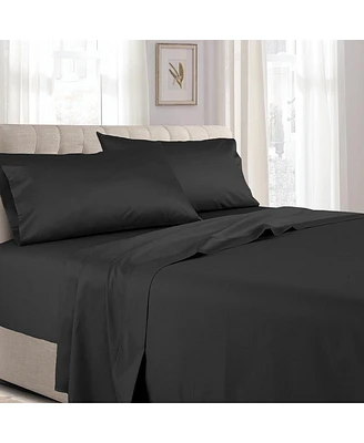 Egyptian Linens Soft Cotton Sateen Sheet Set - Extra Deep Fitted (22 inches