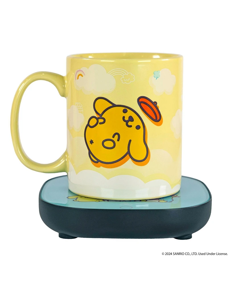 Uncanny Brands Hello Kitty and Friends Pompompurin Mug Warmer with Mug – Keeps Your Favorite Beverage Warm - Auto Shut On/Off