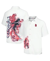 Tommy Bahama Men's White St. Louis Cardinals Veracruz Ace Islanders Button-Up Shirt