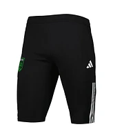 Adidas Men's Black Austin Fc 2023 On-Field Training Aeroready Half Pants