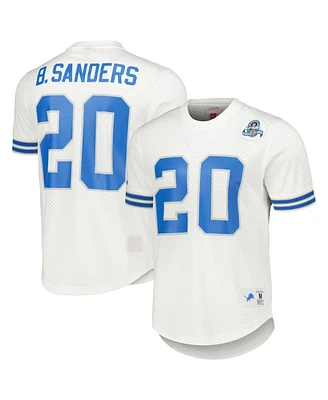 Mitchell & Ness Men's Barry Sanders Detroit Lions Retired Player Name Number Mesh Top