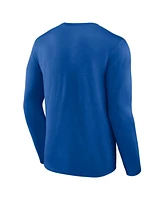 Profile Men's Royal Florida Gators Big Tall Two-Hit Graphic Long Sleeve T-Shirt
