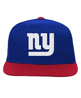 Mitchell & Ness Big Boys and Girls Royal New York Giants Team Two-Tone Snapback Hat