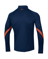 Under Armour Men's Navy Auburn Tigers Game Day Raglan Quarter-Zip Top