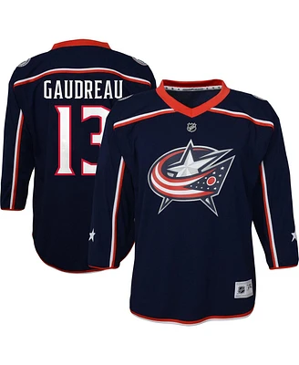 Outerstuff Toddler Johnny Gaudreau Navy Columbus Blue Jackets Home Replica Player Jersey