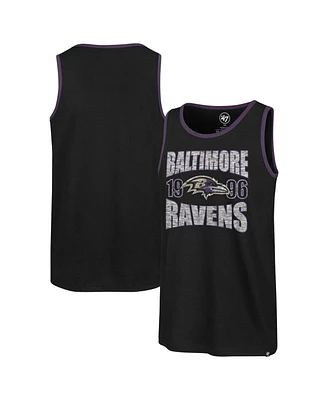 '47 Brand Men's Black Baltimore Ravens Upload Franklin Tank Top